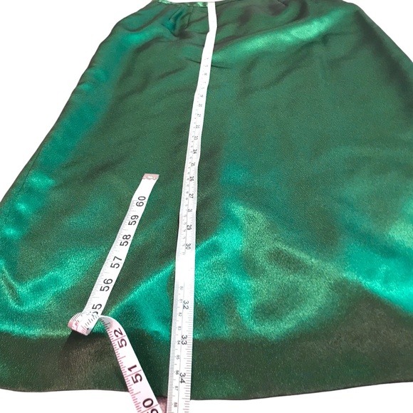 SALE | ANNA CAROLE Vtg Matching Maxi Skirt with Embellished Collarless Blazer - Picture 9 of 15